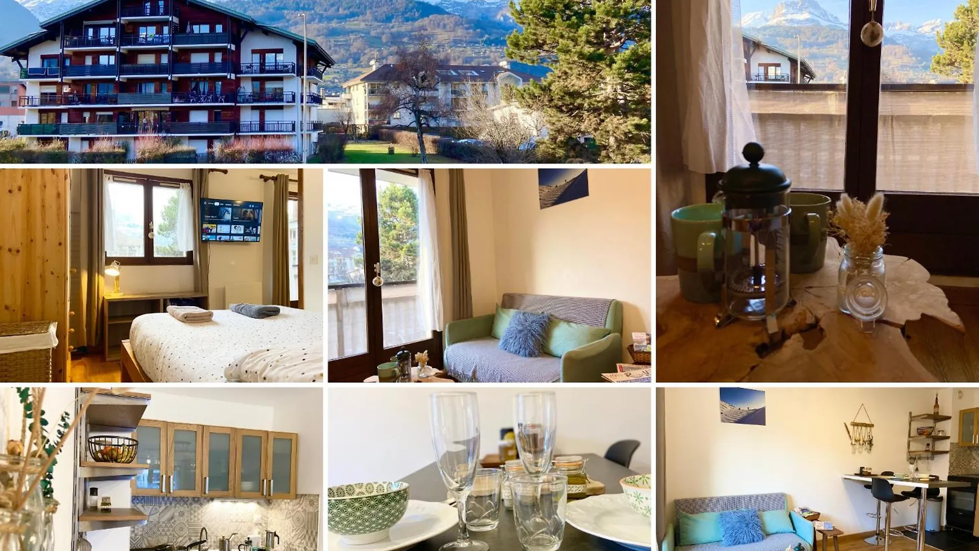 Le Refuge 'Les 4 Tetes' - Balcon - Vue Montagne - Proche Centre & Gare Apartment Sallanches 0*,  France