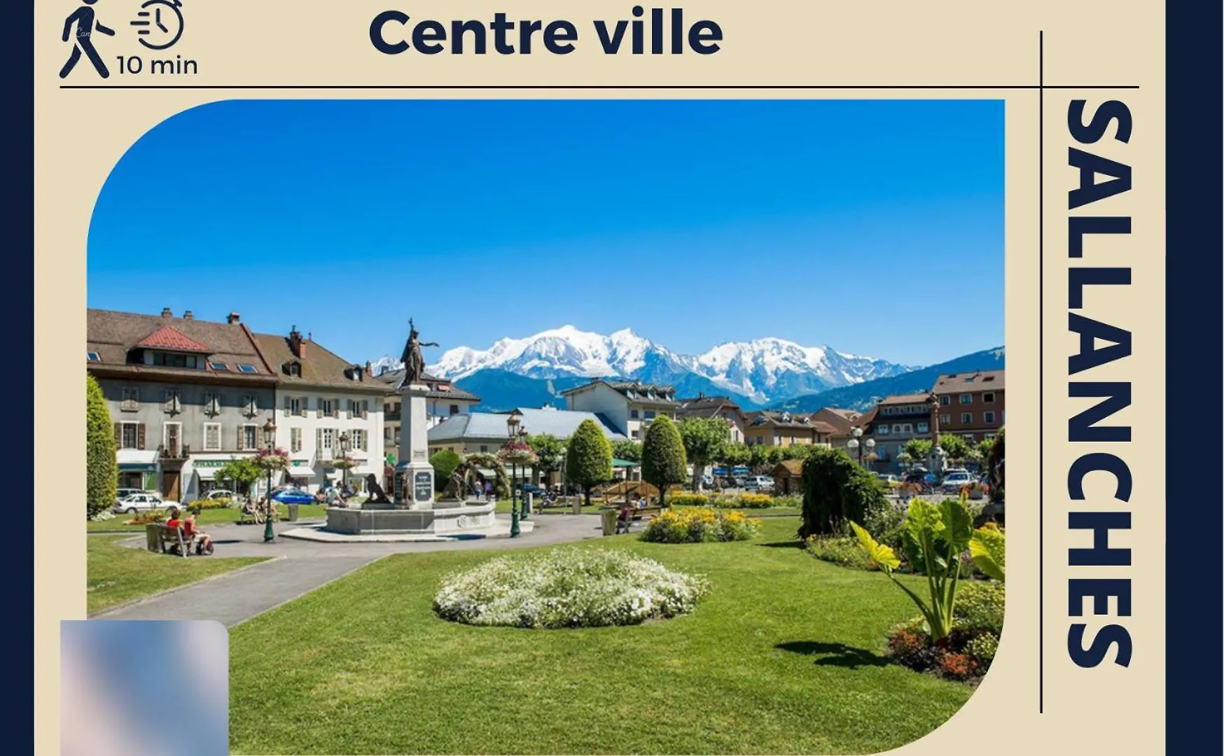 Le Refuge 'Les 4 Tetes' - Balcon - Vue Montagne - Proche Centre & Gare Apartment Sallanches